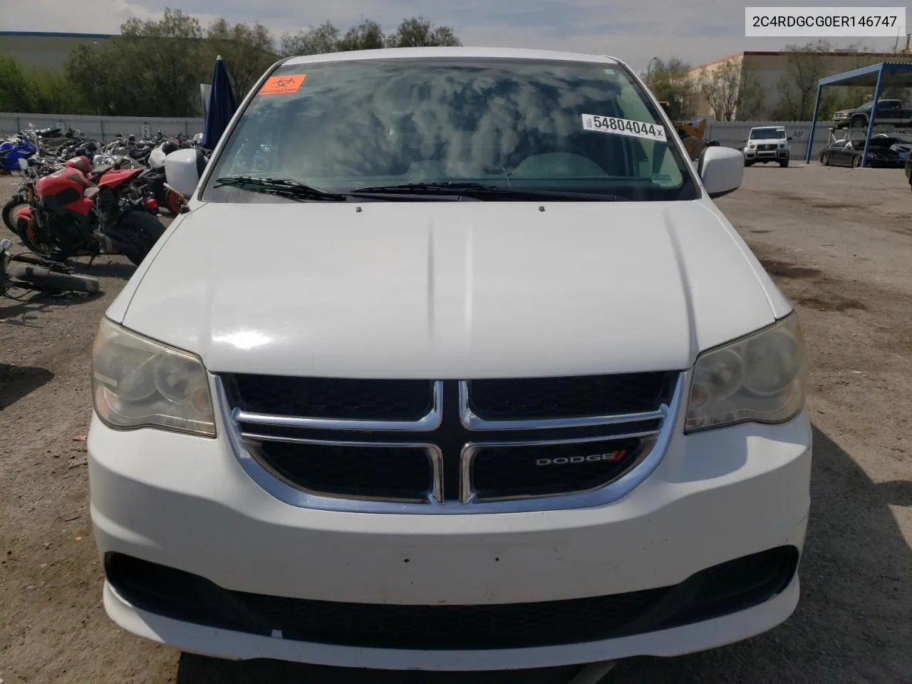 2014 Dodge Grand Caravan Sxt VIN: 2C4RDGCG0ER146747 Lot: 54804044