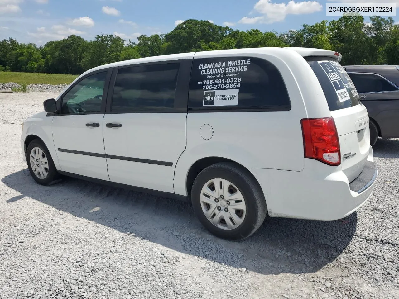 2014 Dodge Grand Caravan Se VIN: 2C4RDGBGXER102224 Lot: 55280074