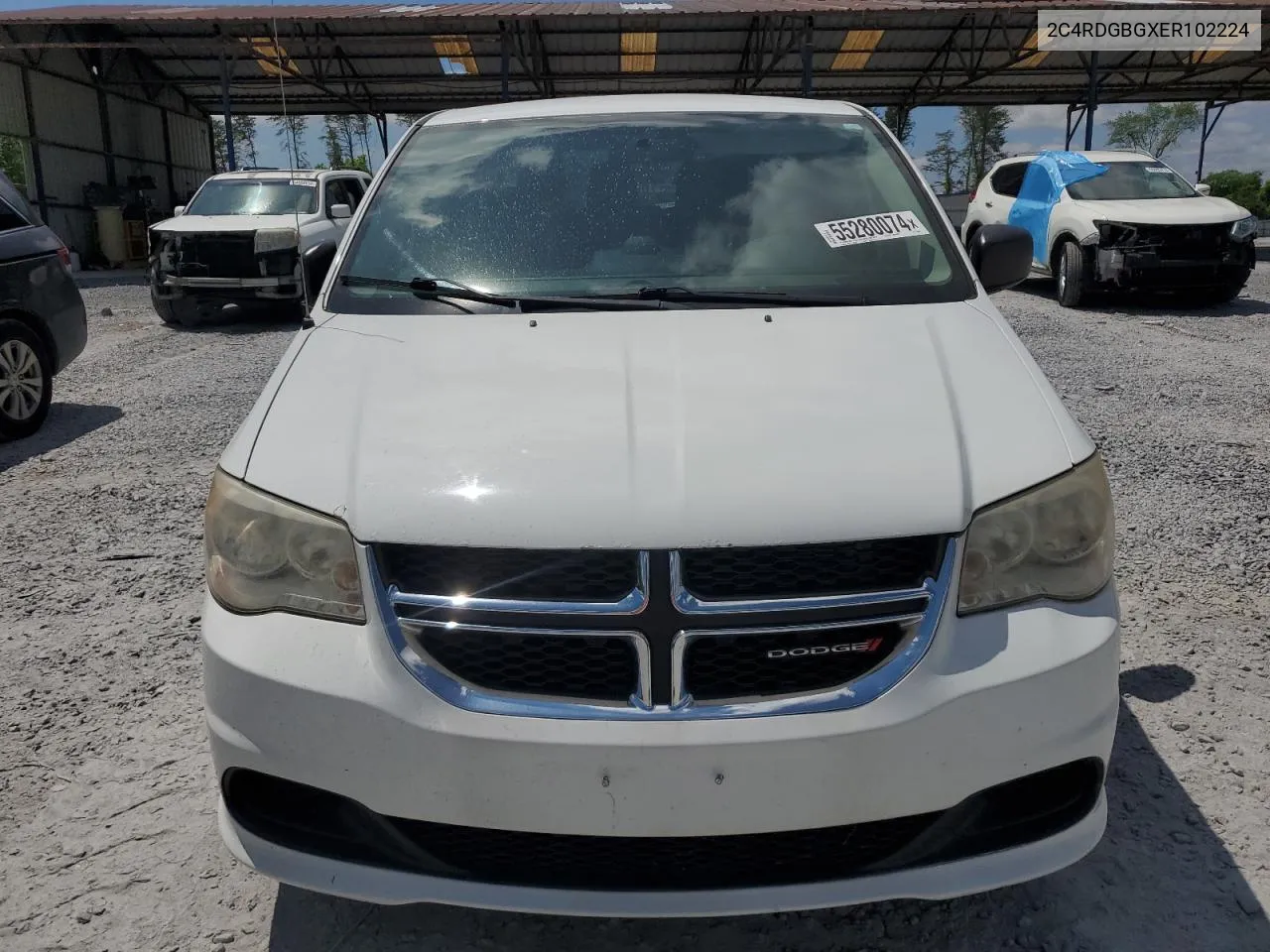 2C4RDGBGXER102224 2014 Dodge Grand Caravan Se