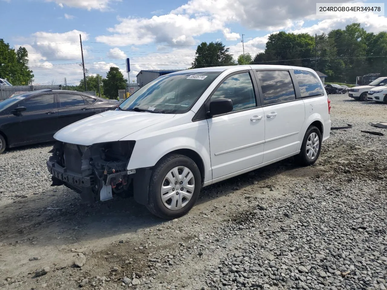 2014 Dodge Grand Caravan Se VIN: 2C4RDGBG4ER349478 Lot: 55405774