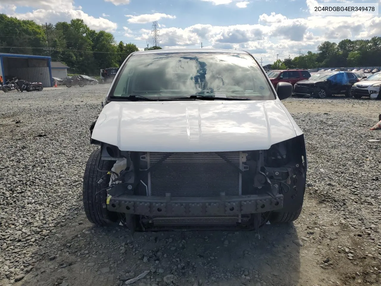 2C4RDGBG4ER349478 2014 Dodge Grand Caravan Se