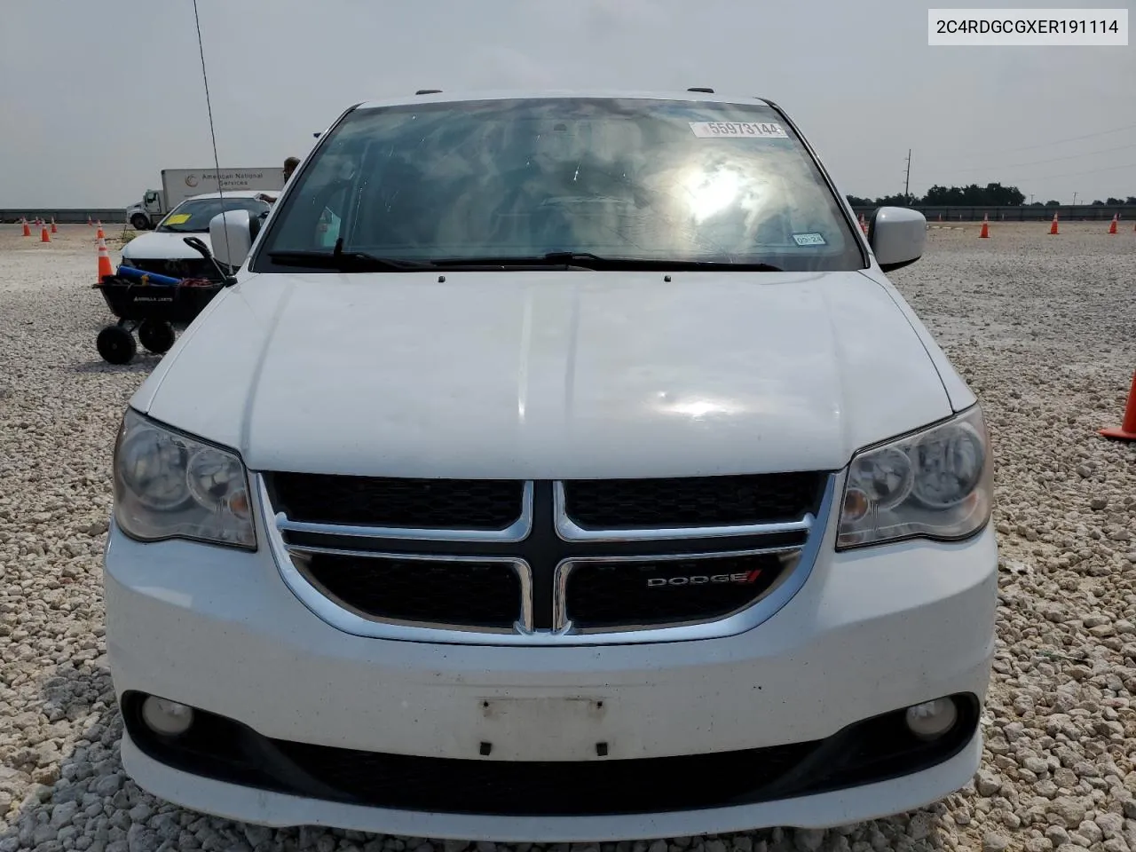 2014 Dodge Grand Caravan Sxt VIN: 2C4RDGCGXER191114 Lot: 55973144