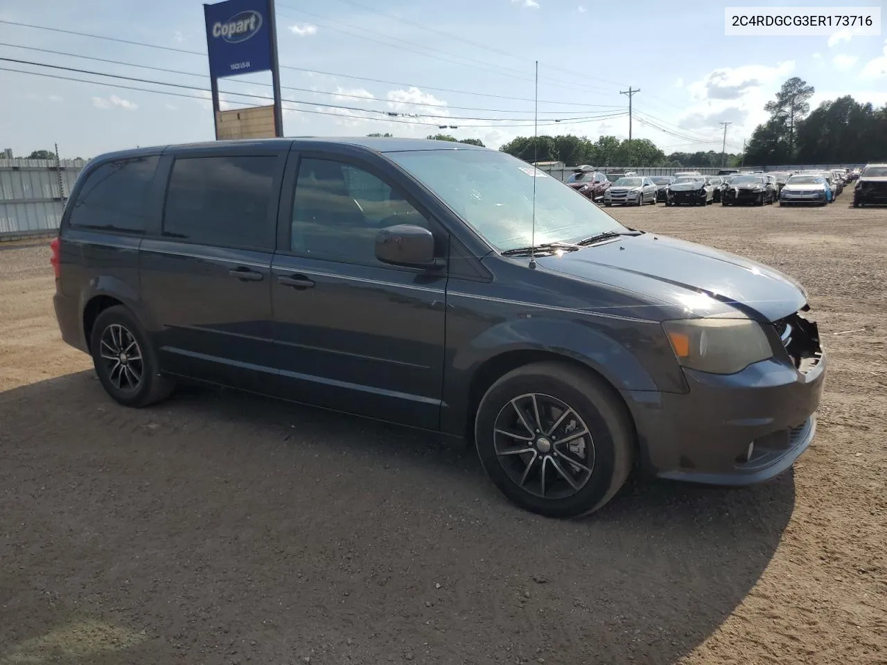 2014 Dodge Grand Caravan Sxt VIN: 2C4RDGCG3ER173716 Lot: 56185994