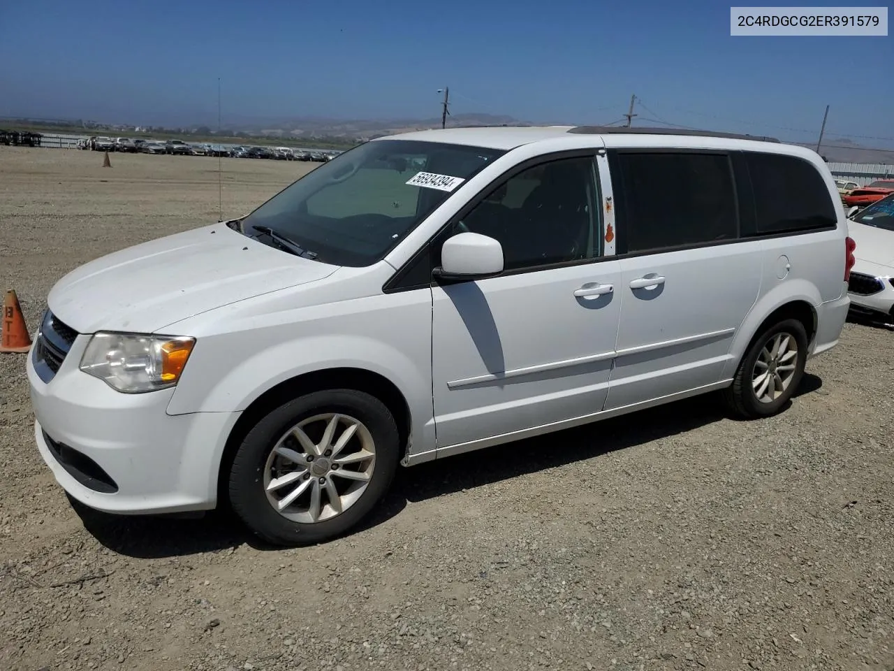 2014 Dodge Grand Caravan Sxt VIN: 2C4RDGCG2ER391579 Lot: 56934394