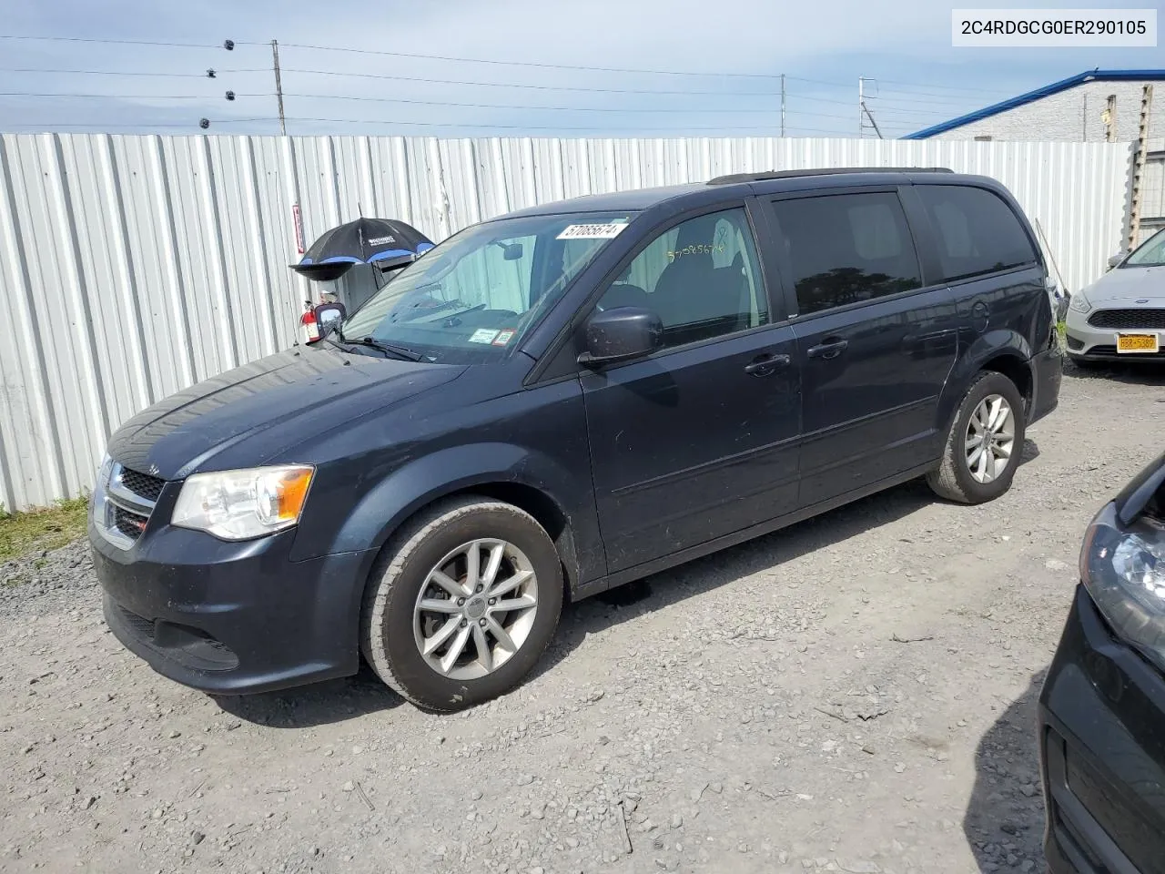 2014 Dodge Grand Caravan Sxt VIN: 2C4RDGCG0ER290105 Lot: 57085674