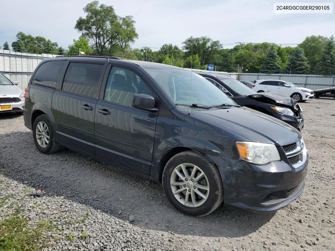 2014 Dodge Grand Caravan Sxt VIN: 2C4RDGCG0ER290105 Lot: 57085674