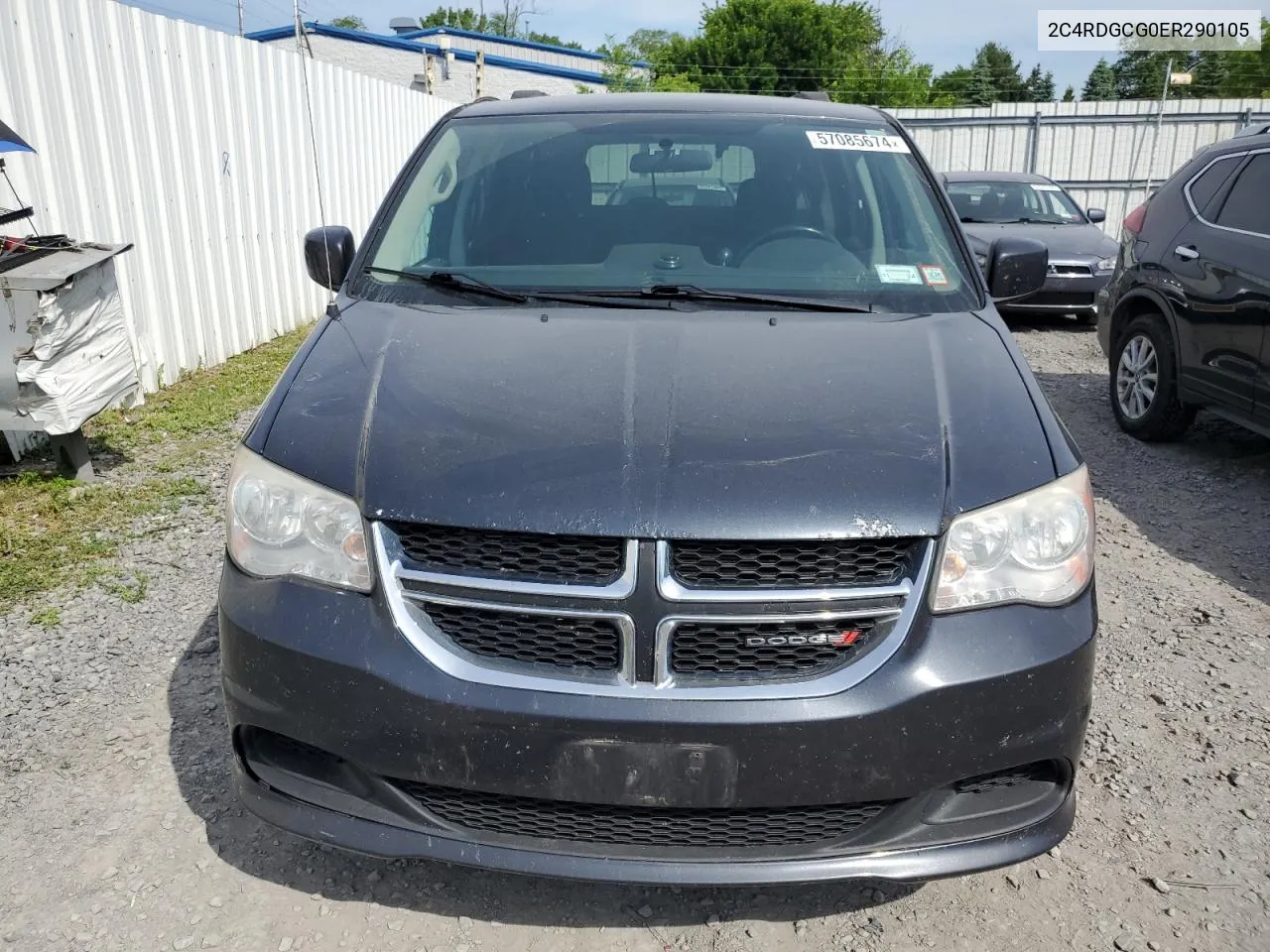 2014 Dodge Grand Caravan Sxt VIN: 2C4RDGCG0ER290105 Lot: 57085674