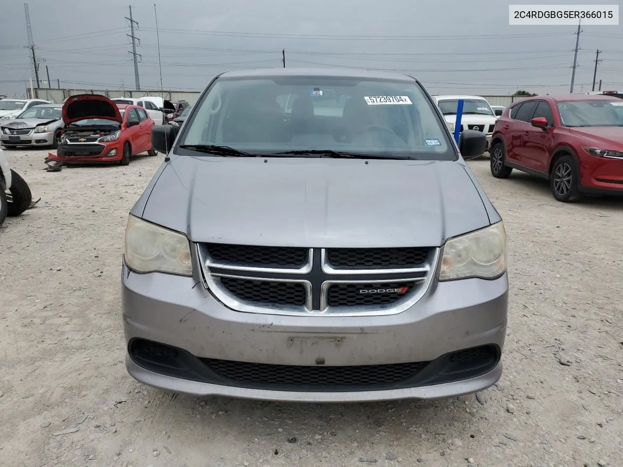 2014 Dodge Grand Caravan Se VIN: 2C4RDGBG5ER366015 Lot: 57239704