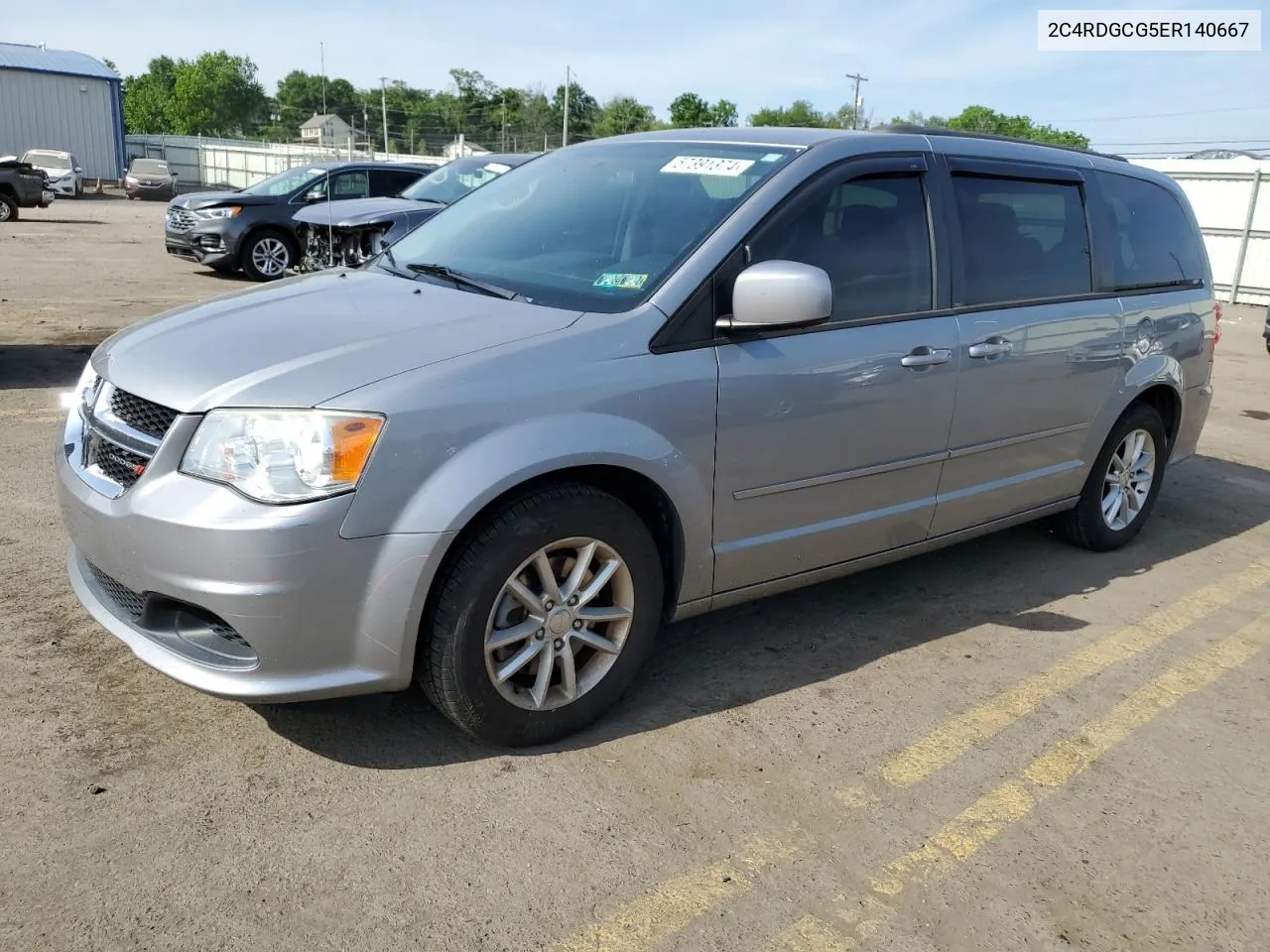 2C4RDGCG5ER140667 2014 Dodge Grand Caravan Sxt