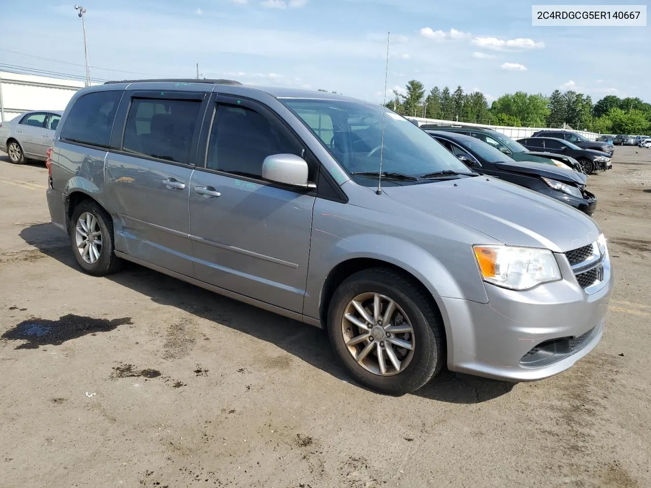 2014 Dodge Grand Caravan Sxt VIN: 2C4RDGCG5ER140667 Lot: 57391374