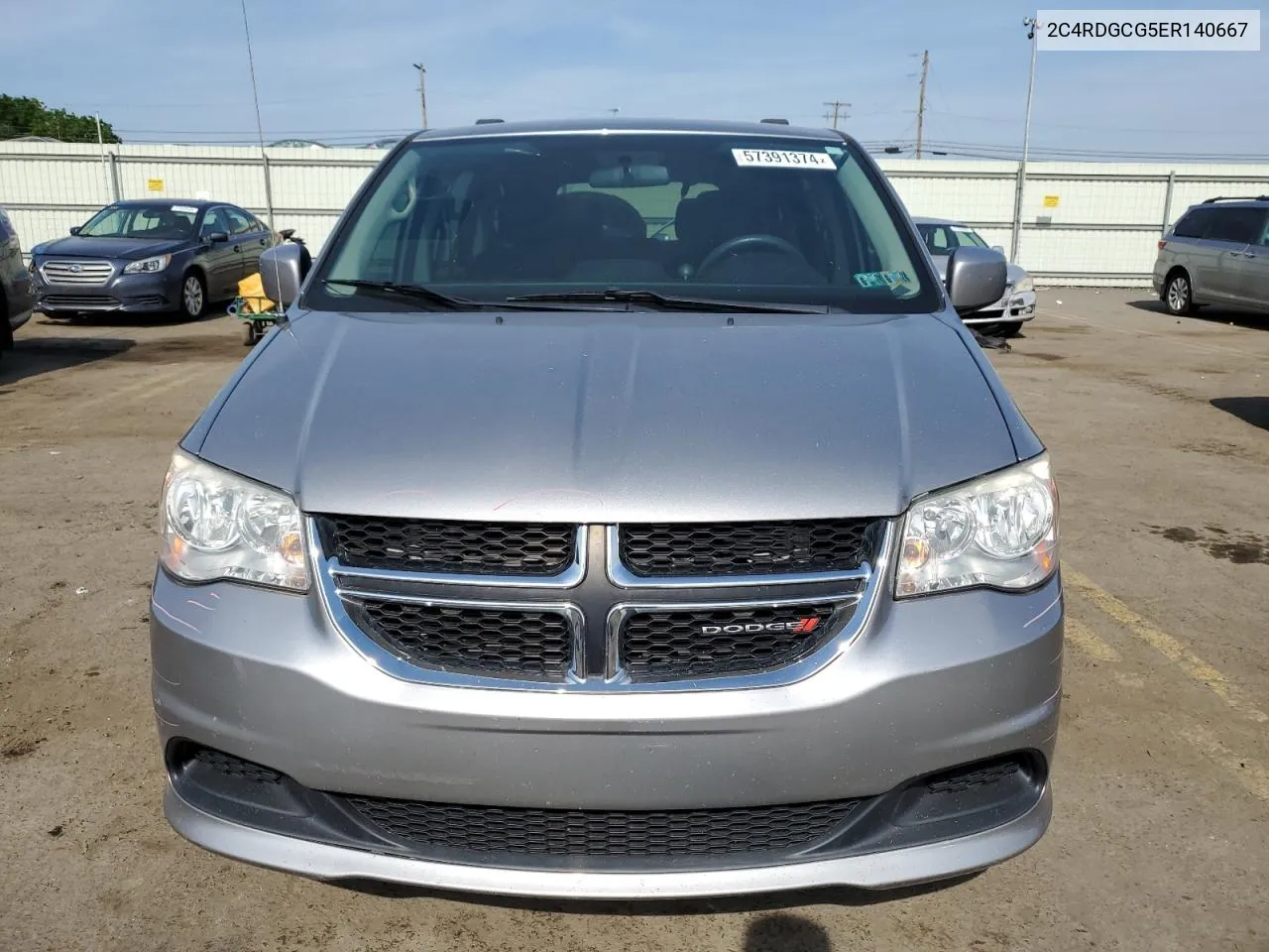 2014 Dodge Grand Caravan Sxt VIN: 2C4RDGCG5ER140667 Lot: 57391374