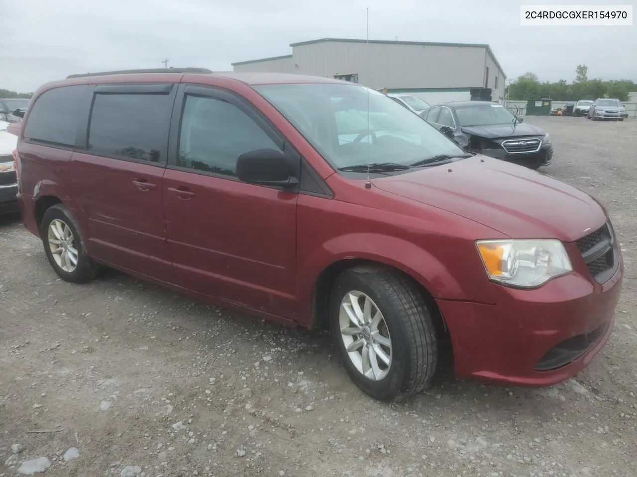 2014 Dodge Grand Caravan Sxt VIN: 2C4RDGCGXER154970 Lot: 58570834