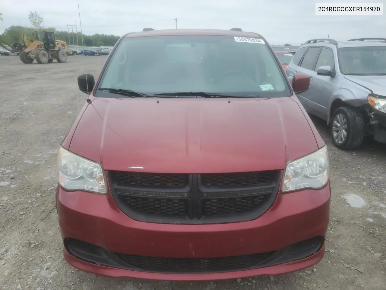 2C4RDGCGXER154970 2014 Dodge Grand Caravan Sxt