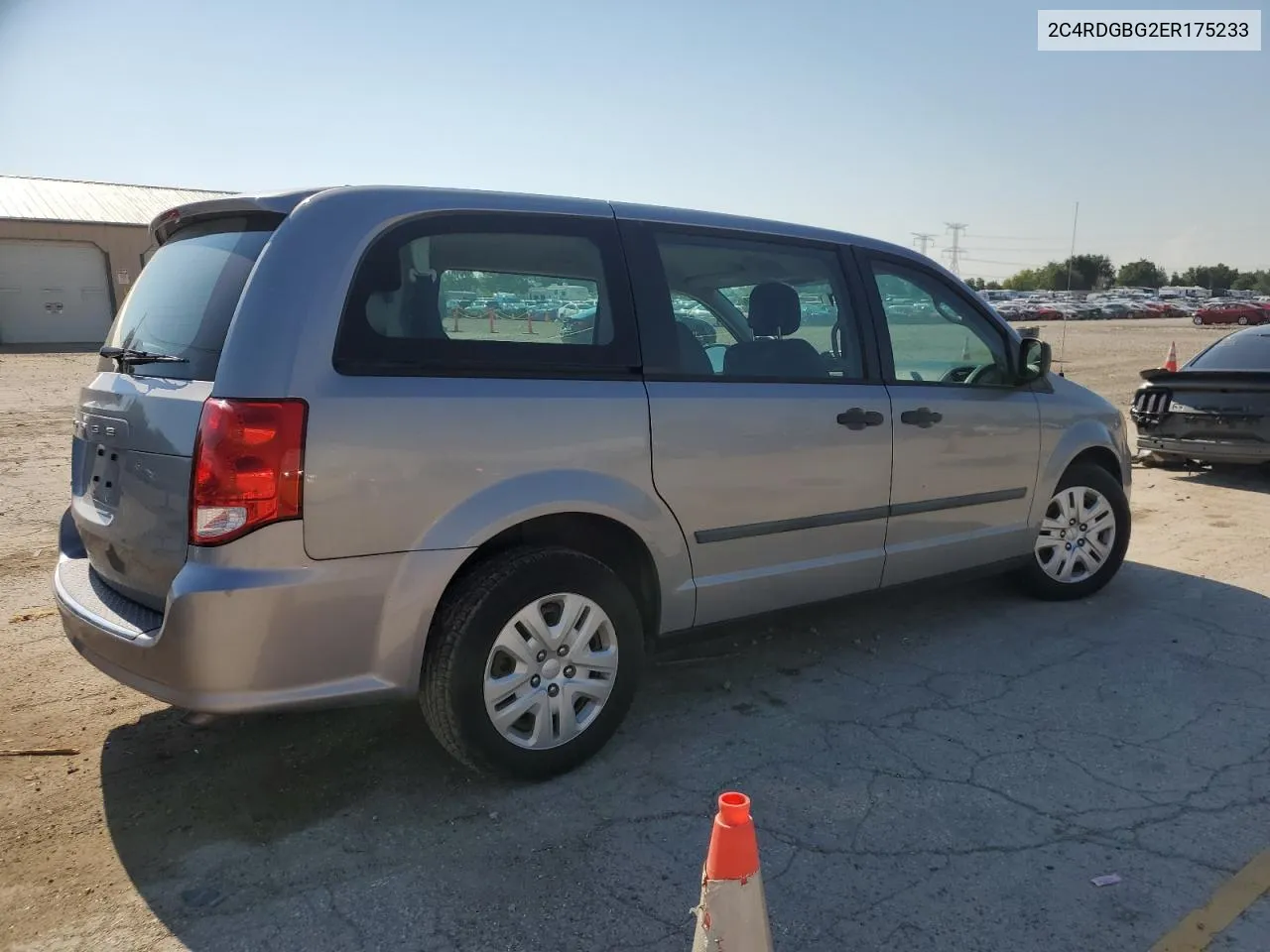 2014 Dodge Grand Caravan Se VIN: 2C4RDGBG2ER175233 Lot: 59366654