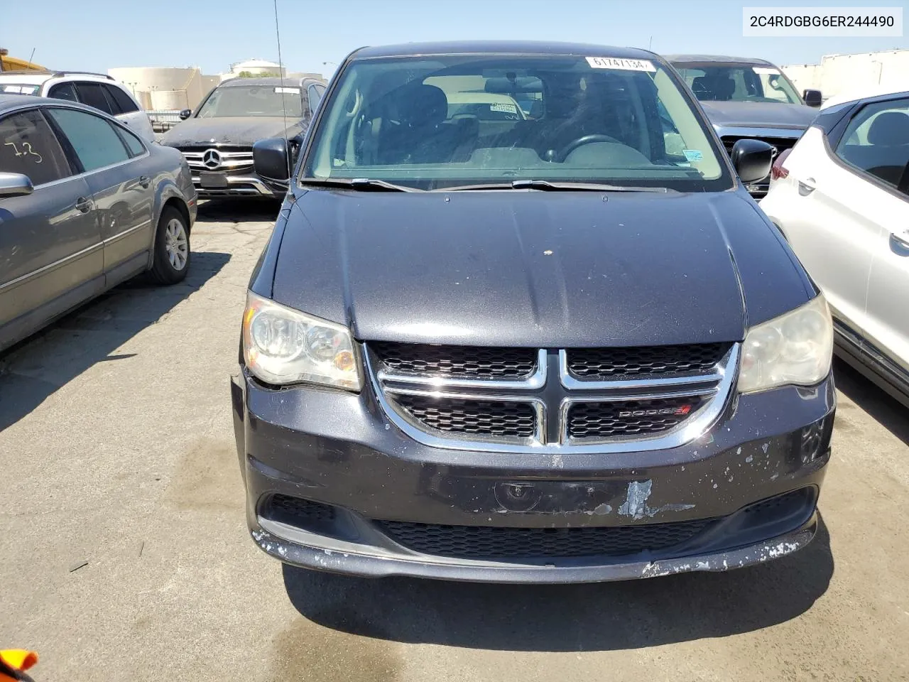 2014 Dodge Grand Caravan Se VIN: 2C4RDGBG6ER244490 Lot: 61747134