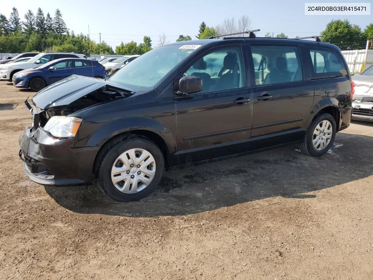 2C4RDGBG3ER415471 2014 Dodge Grand Caravan Se