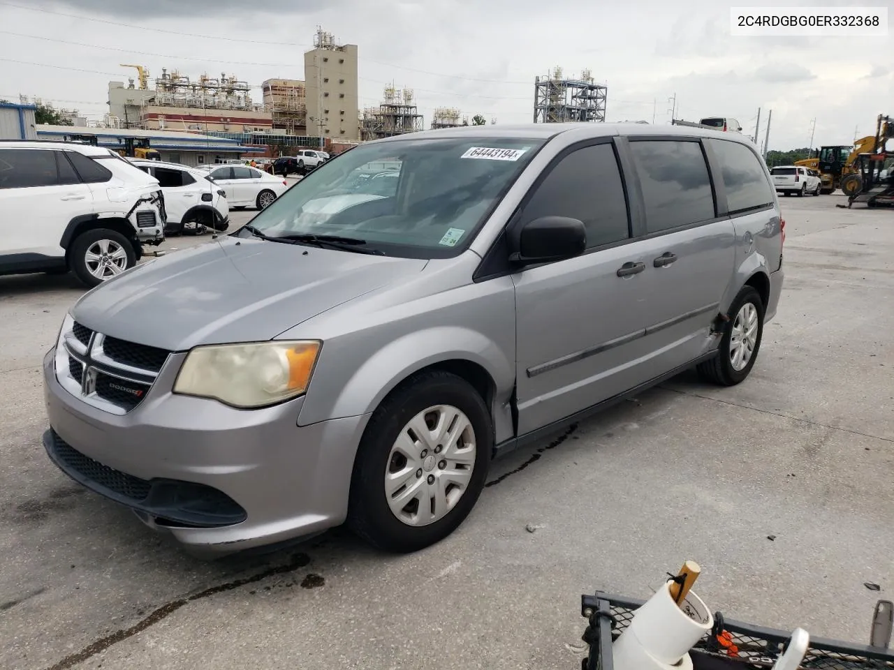 2014 Dodge Grand Caravan Se VIN: 2C4RDGBG0ER332368 Lot: 64443194