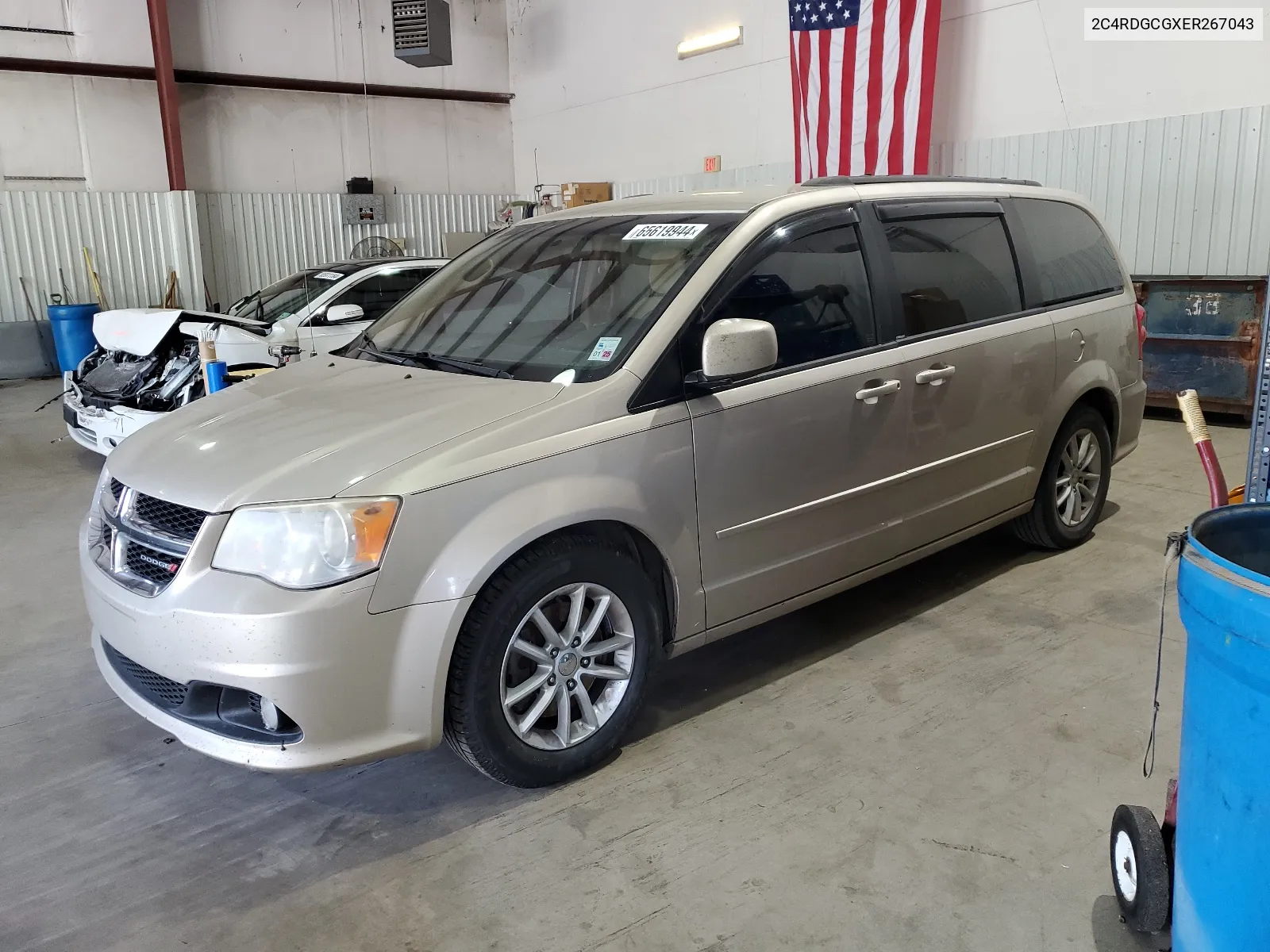 2014 Dodge Grand Caravan Sxt VIN: 2C4RDGCGXER267043 Lot: 65619944