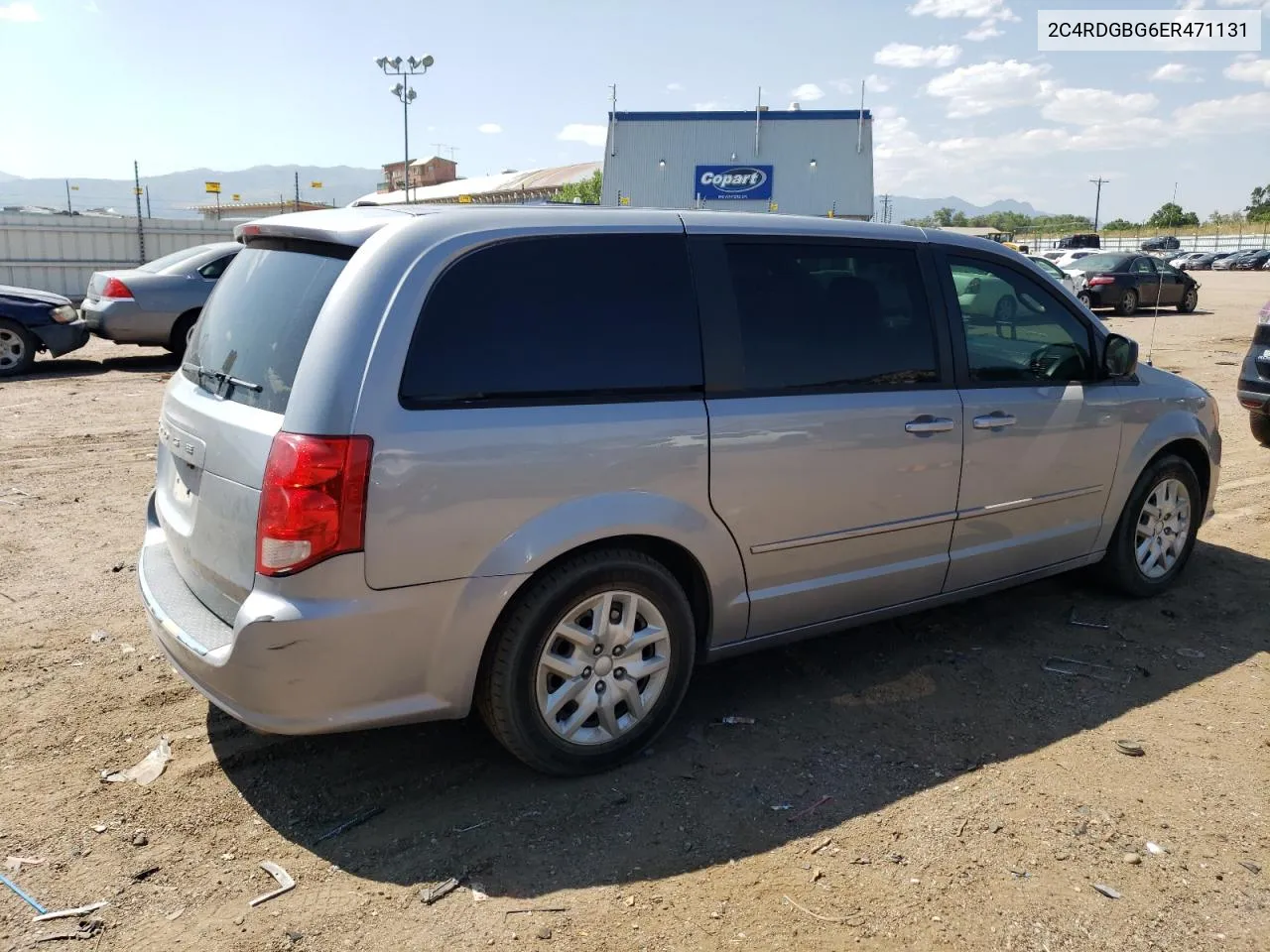 2014 Dodge Grand Caravan Se VIN: 2C4RDGBG6ER471131 Lot: 65672514