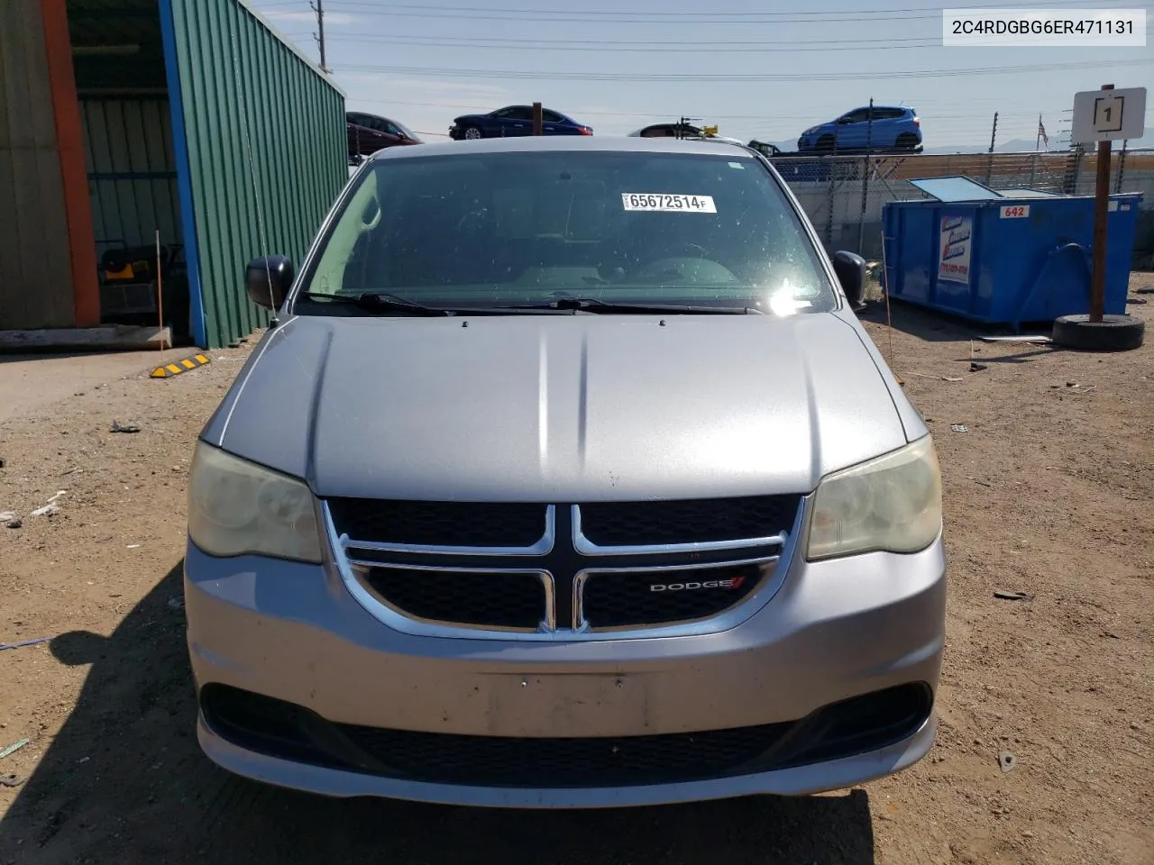 2C4RDGBG6ER471131 2014 Dodge Grand Caravan Se