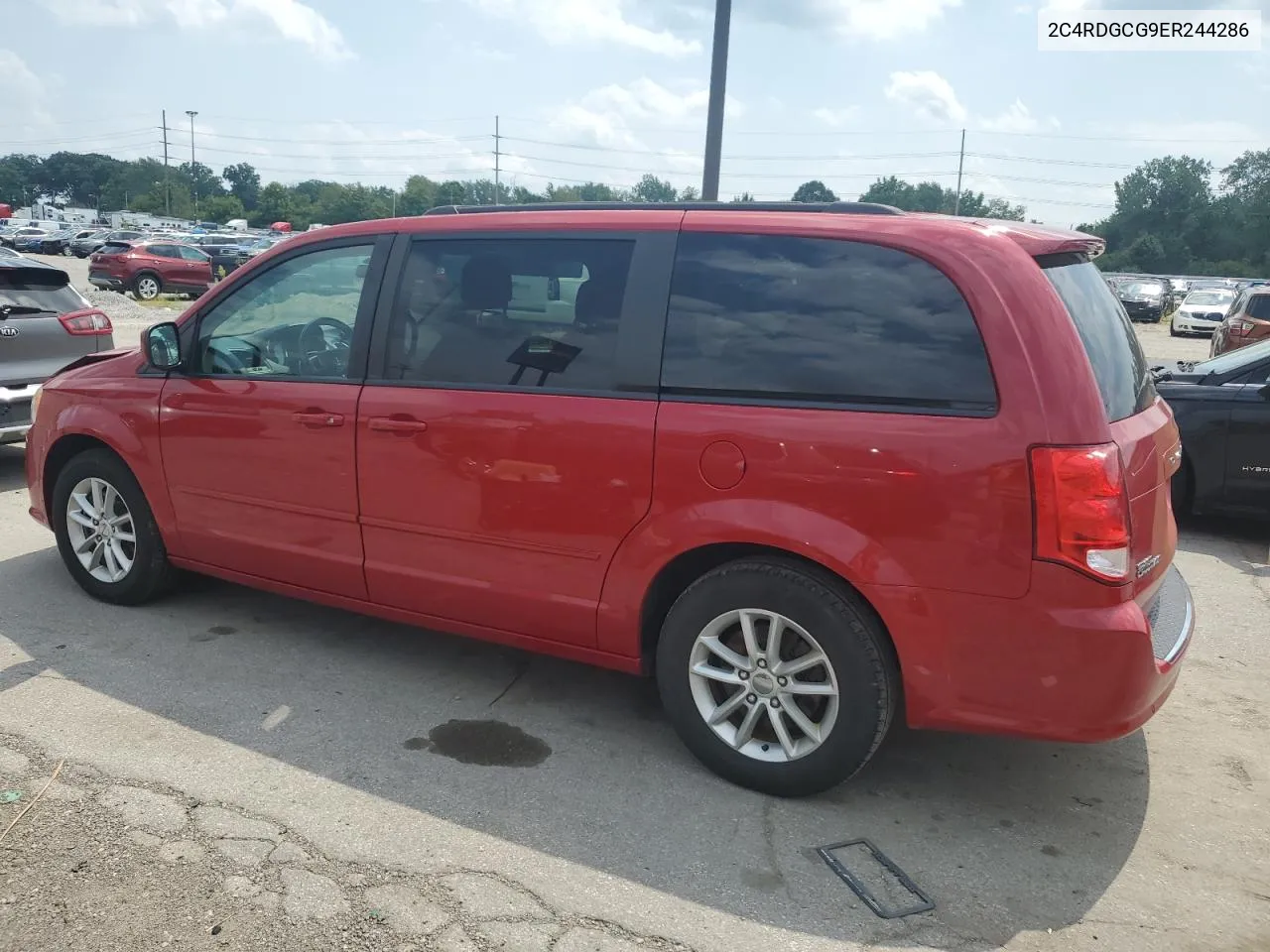 2014 Dodge Grand Caravan Sxt VIN: 2C4RDGCG9ER244286 Lot: 66108364