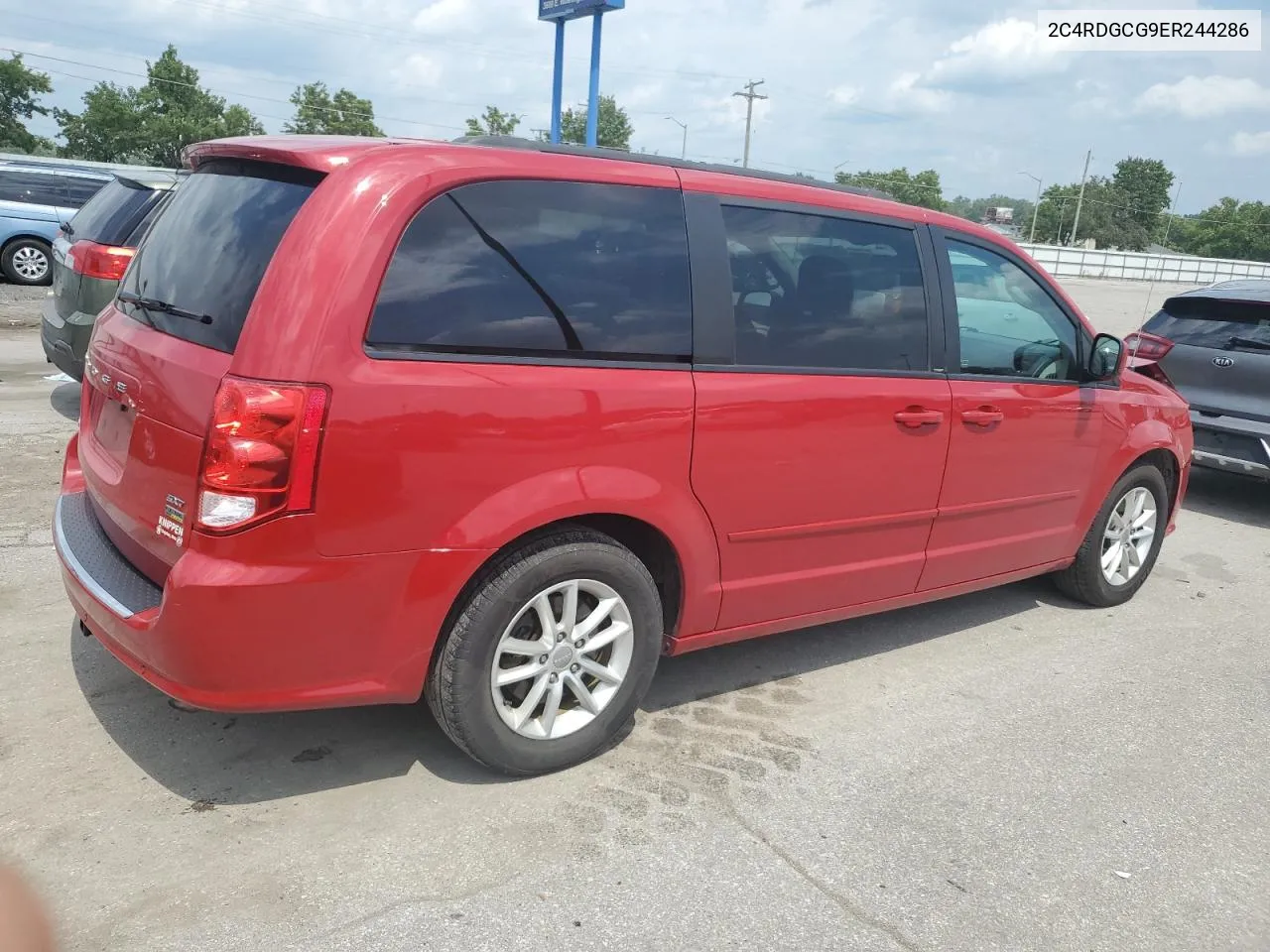 2014 Dodge Grand Caravan Sxt VIN: 2C4RDGCG9ER244286 Lot: 66108364