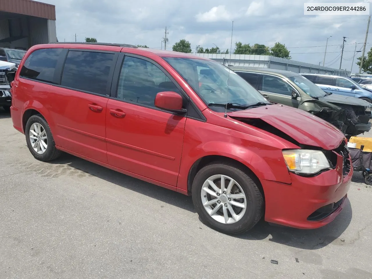 2014 Dodge Grand Caravan Sxt VIN: 2C4RDGCG9ER244286 Lot: 66108364