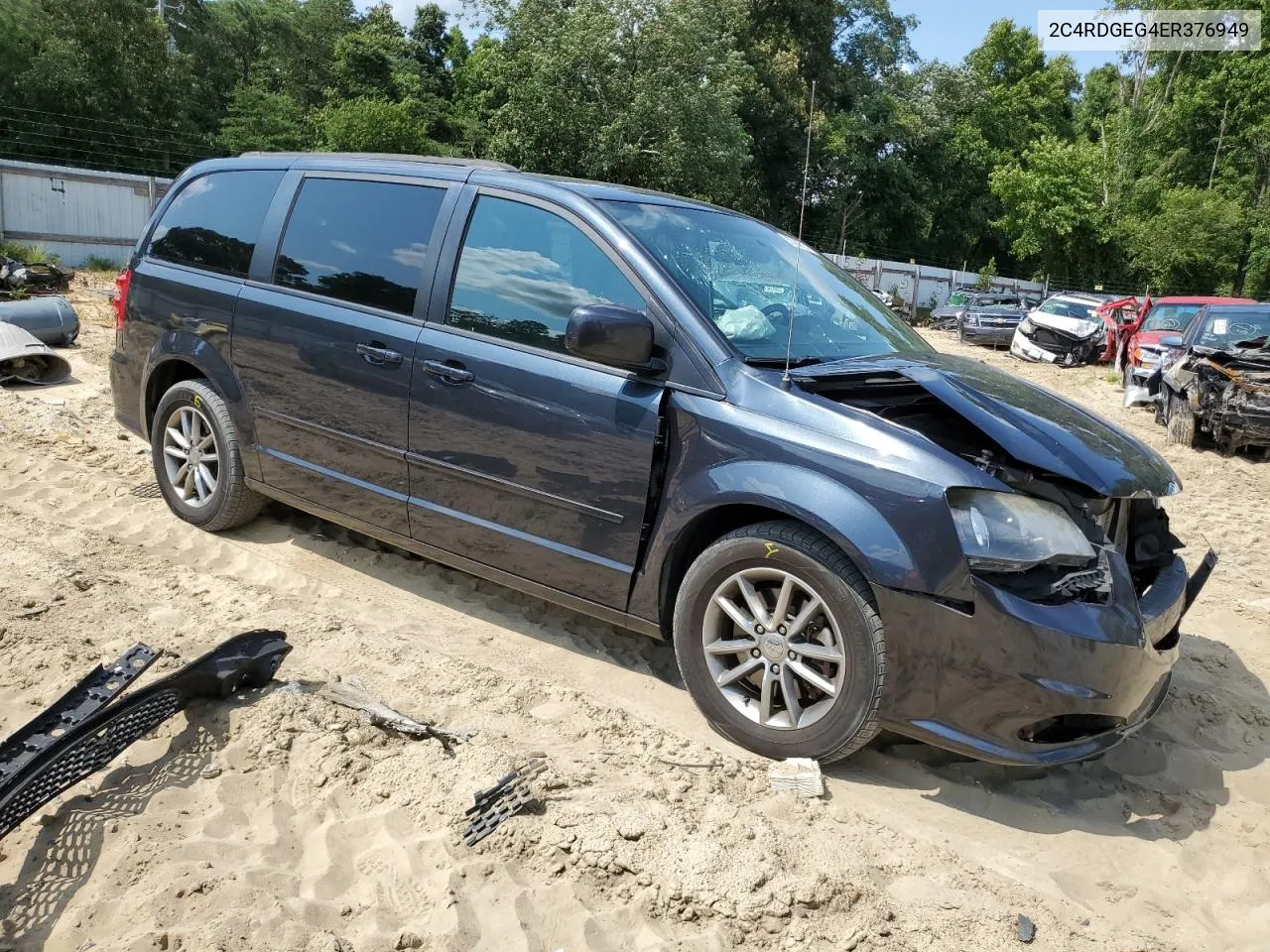 2014 Dodge Grand Caravan R/T VIN: 2C4RDGEG4ER376949 Lot: 66360724