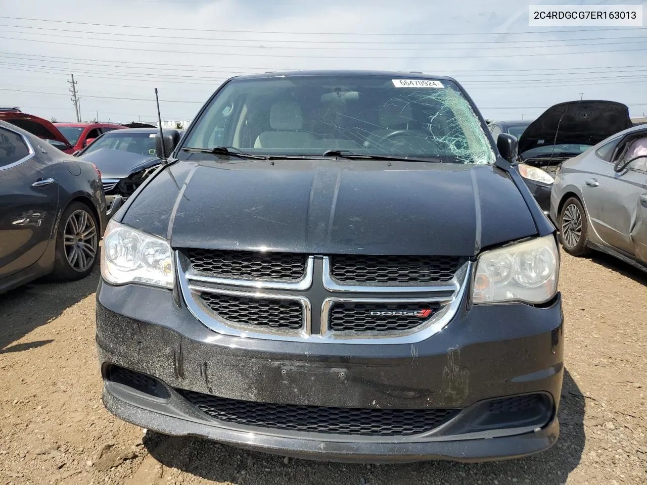 2014 Dodge Grand Caravan Sxt VIN: 2C4RDGCG7ER163013 Lot: 66470924