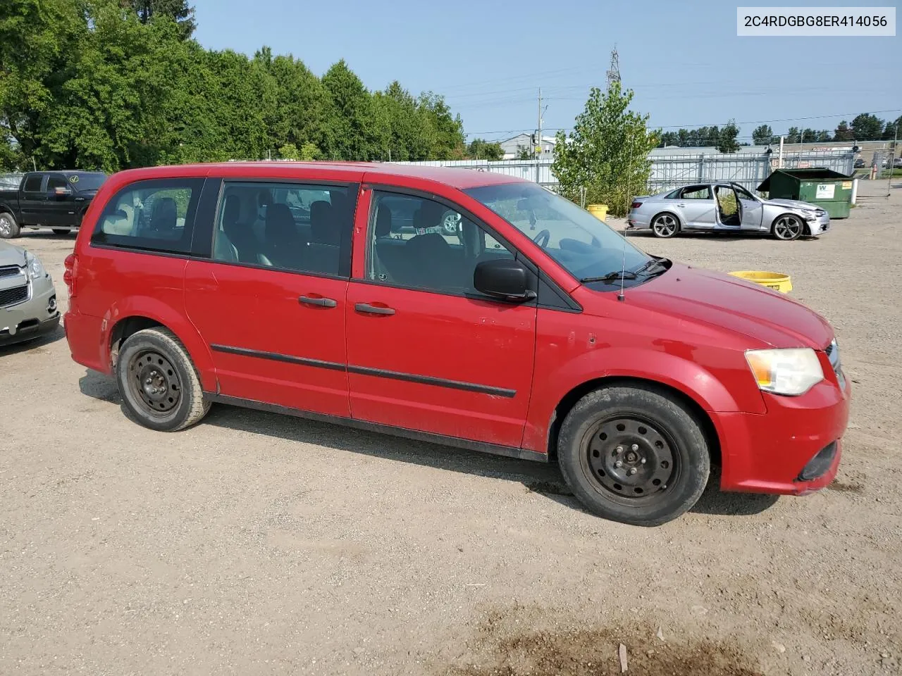 2C4RDGBG8ER414056 2014 Dodge Grand Caravan Se