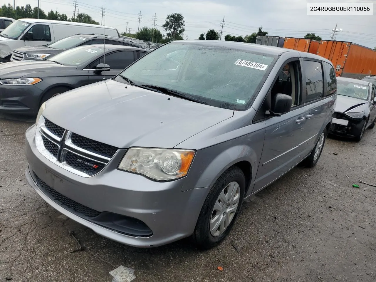 2C4RDGBG0ER110056 2014 Dodge Grand Caravan Se