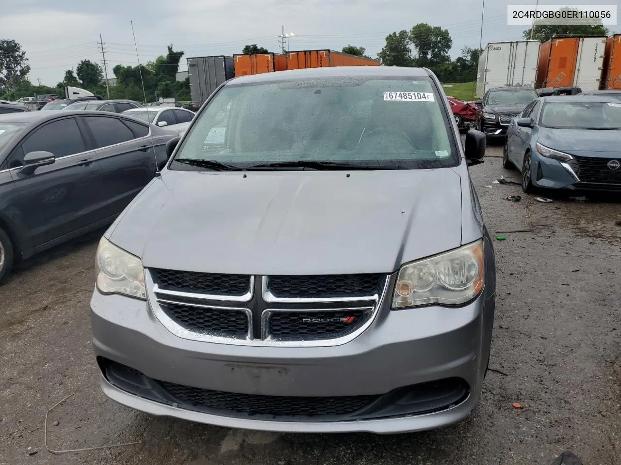 2C4RDGBG0ER110056 2014 Dodge Grand Caravan Se