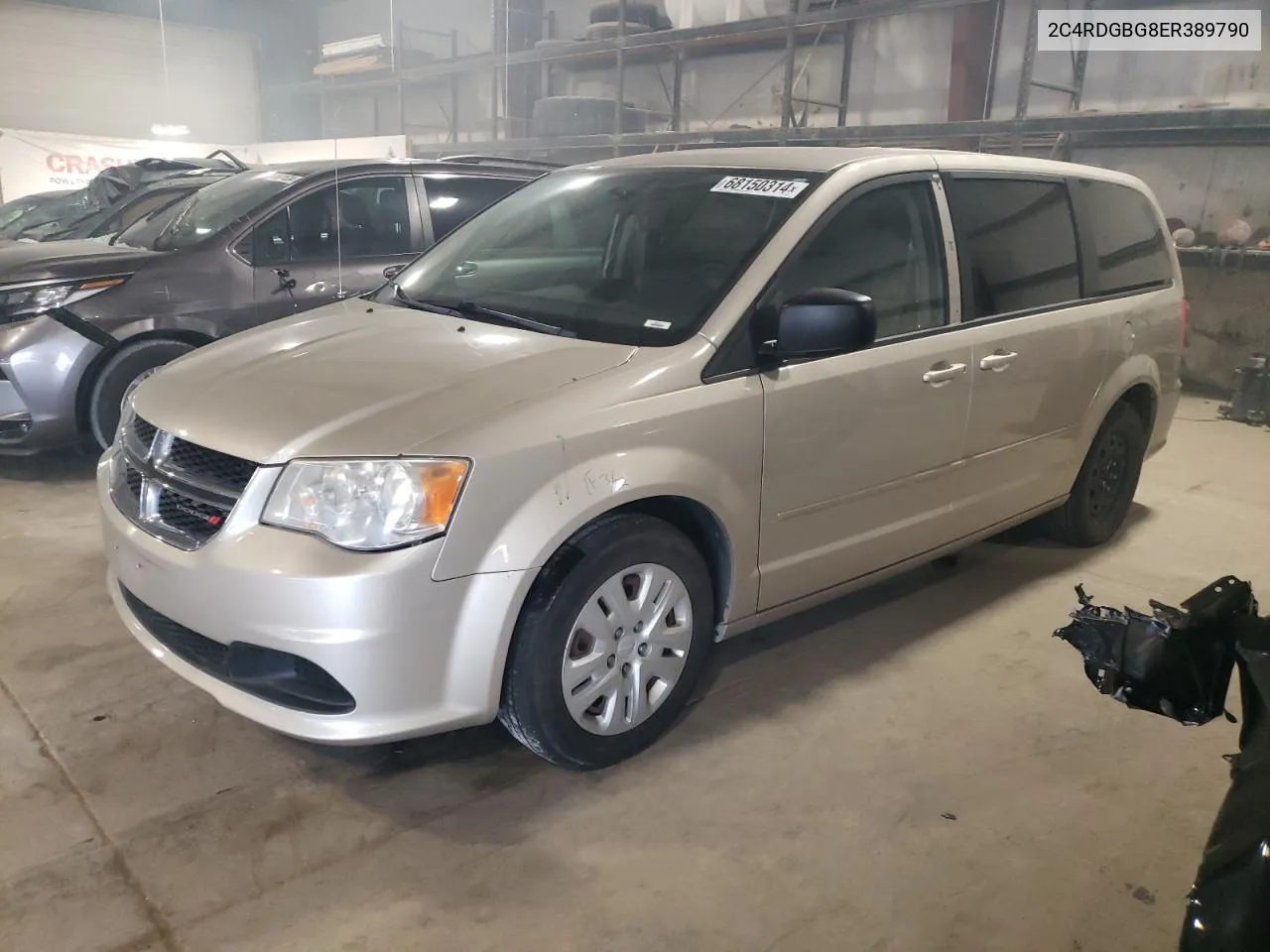 2C4RDGBG8ER389790 2014 Dodge Grand Caravan Se