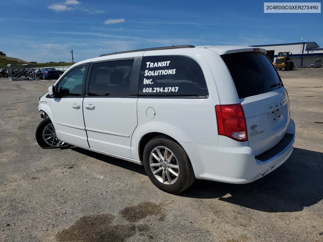 2014 Dodge Grand Caravan Sxt VIN: 2C4RDGCGXER273490 Lot: 68249054