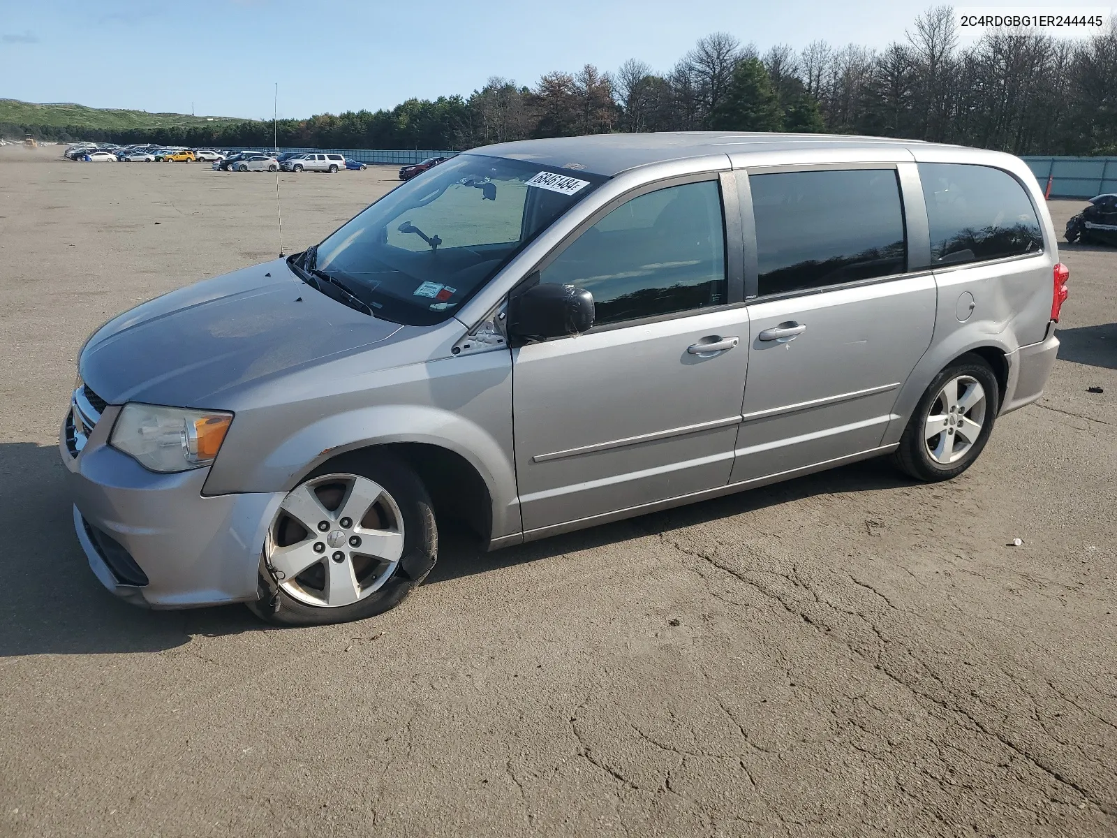 2014 Dodge Grand Caravan Se VIN: 2C4RDGBG1ER244445 Lot: 68461484