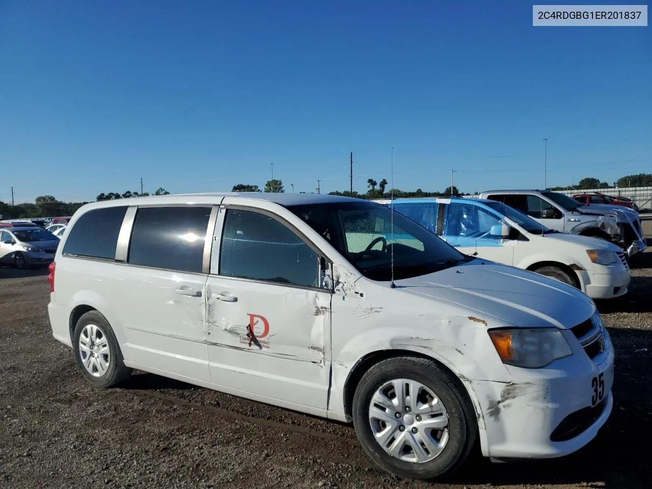 2014 Dodge Grand Caravan Se VIN: 2C4RDGBG1ER201837 Lot: 68986274