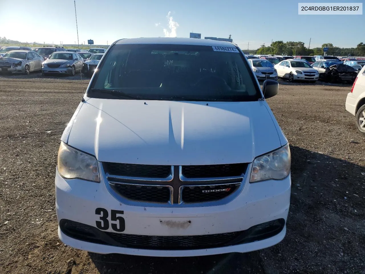 2014 Dodge Grand Caravan Se VIN: 2C4RDGBG1ER201837 Lot: 68986274