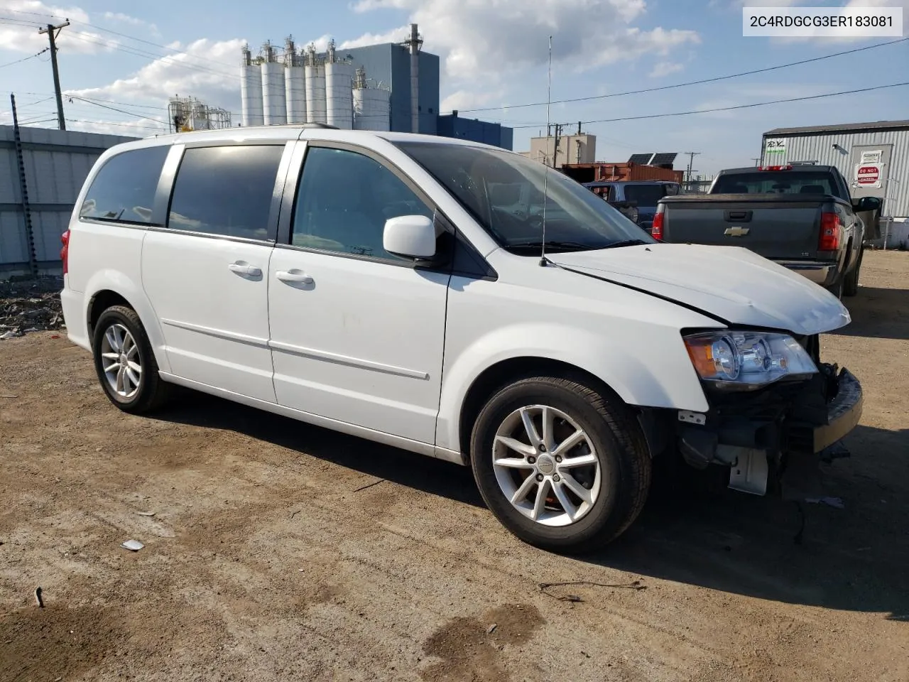 2014 Dodge Grand Caravan Sxt VIN: 2C4RDGCG3ER183081 Lot: 69120534