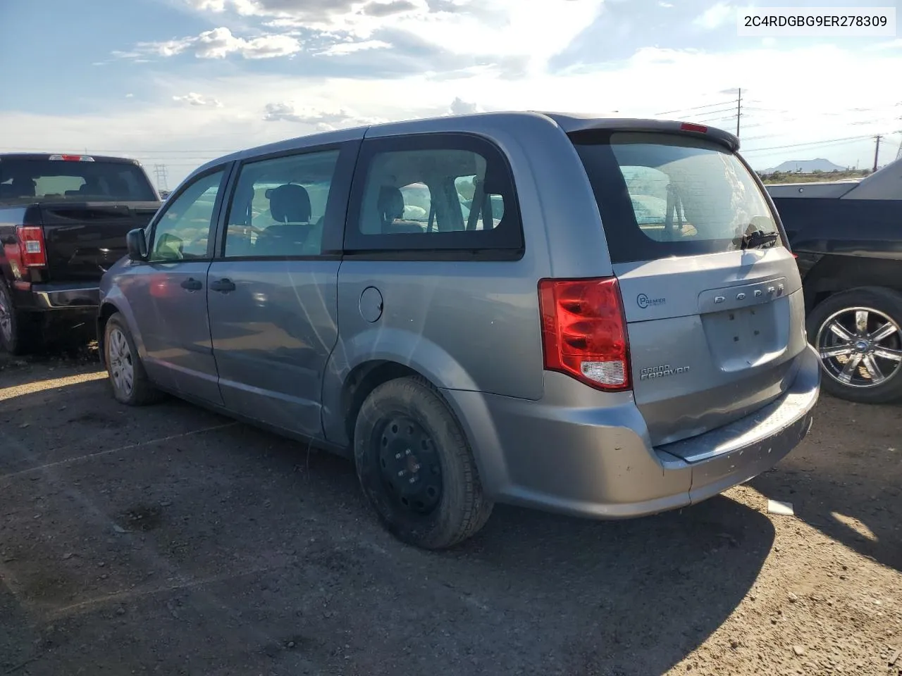 2C4RDGBG9ER278309 2014 Dodge Grand Caravan Se