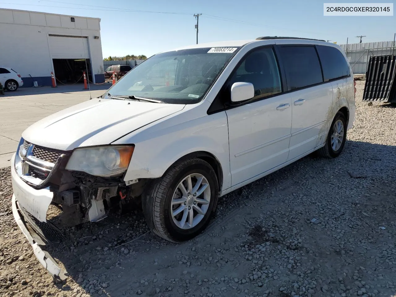 2C4RDGCGXER320145 2014 Dodge Grand Caravan Sxt