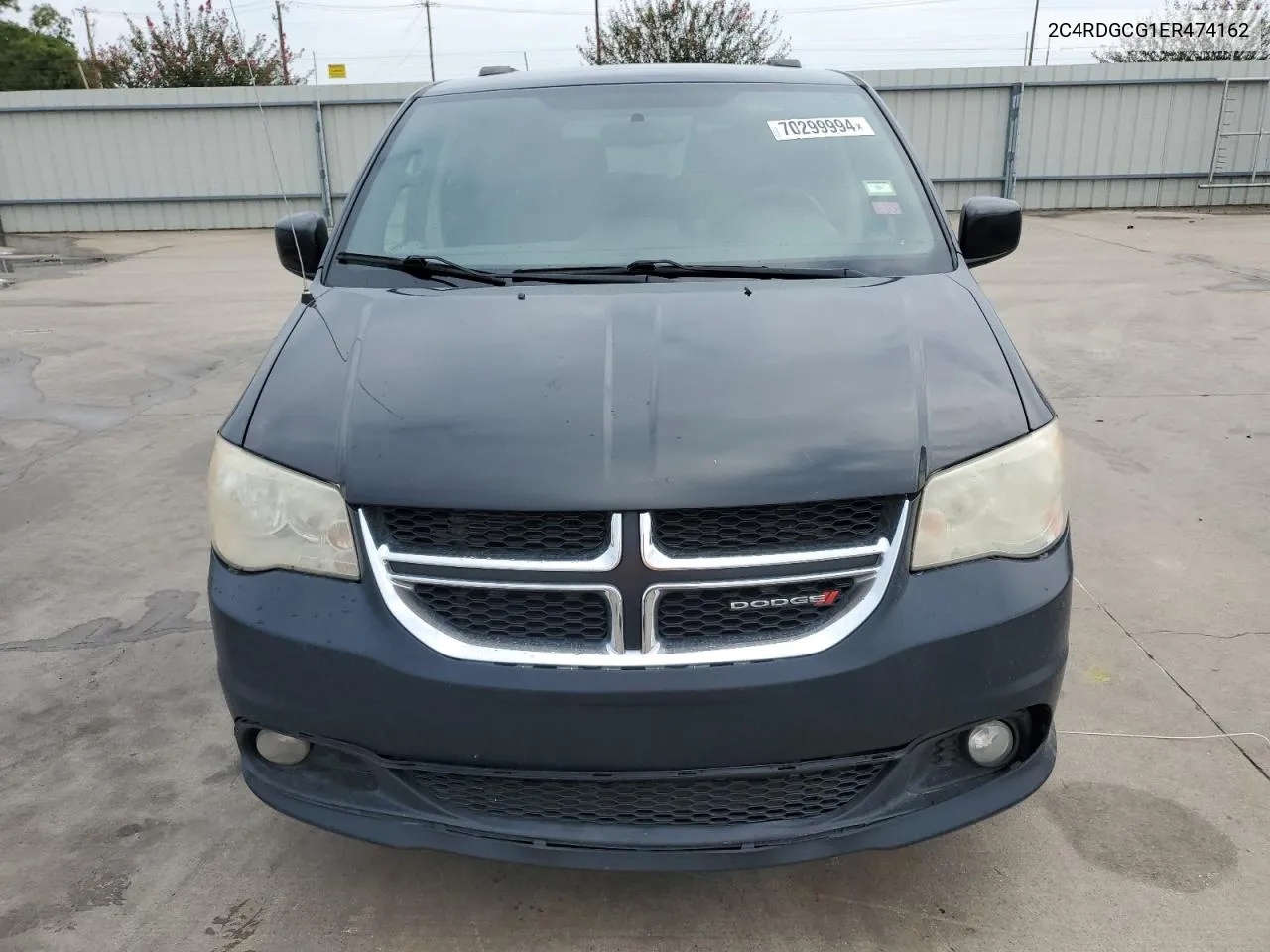 2014 Dodge Grand Caravan Sxt VIN: 2C4RDGCG1ER474162 Lot: 70299994