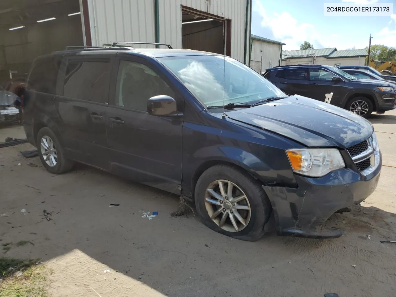 2014 Dodge Grand Caravan Sxt VIN: 2C4RDGCG1ER173178 Lot: 70450764