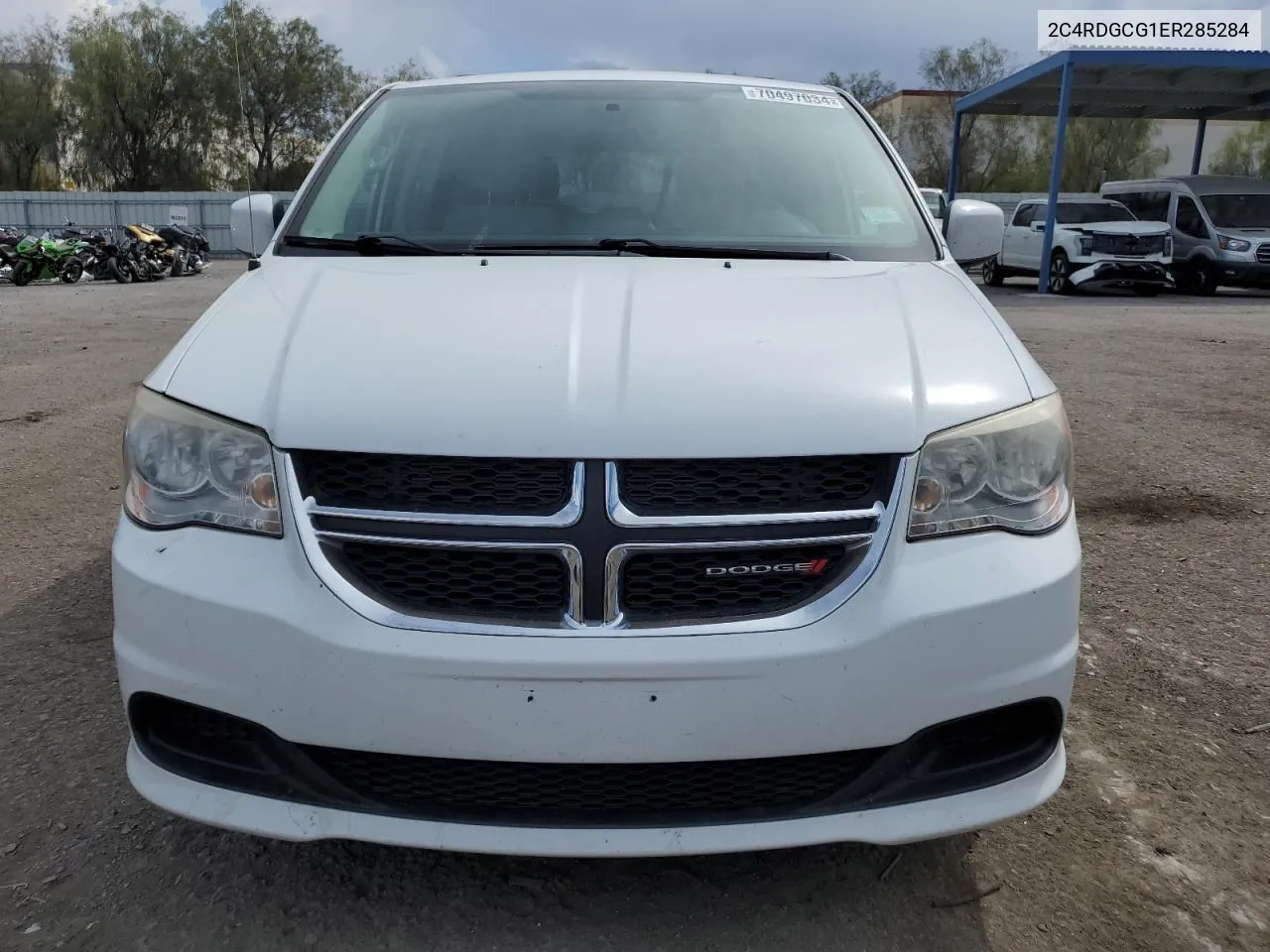 2014 Dodge Grand Caravan Sxt VIN: 2C4RDGCG1ER285284 Lot: 70497034