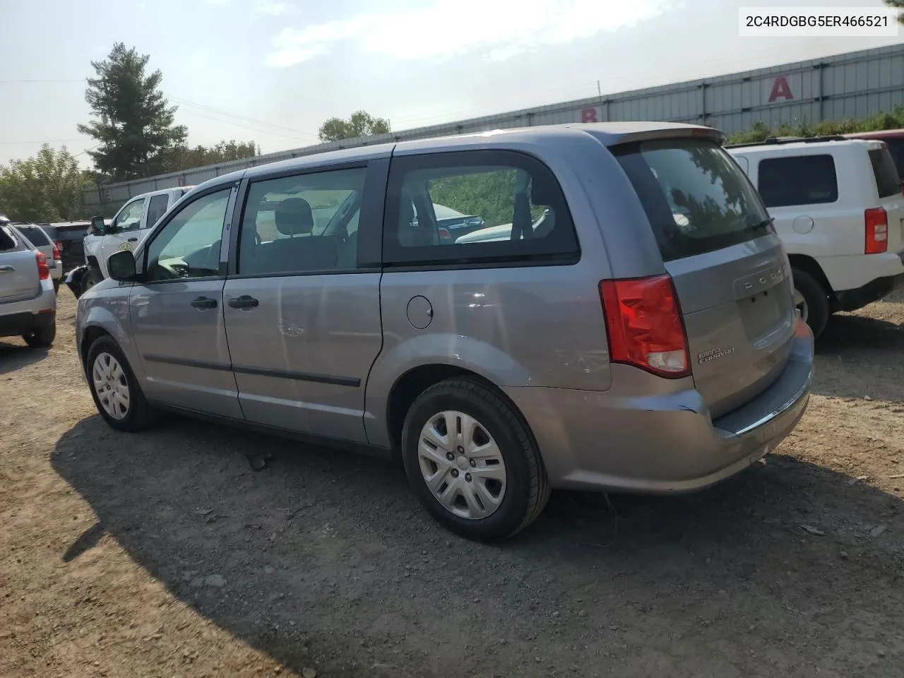 2C4RDGBG5ER466521 2014 Dodge Grand Caravan Se