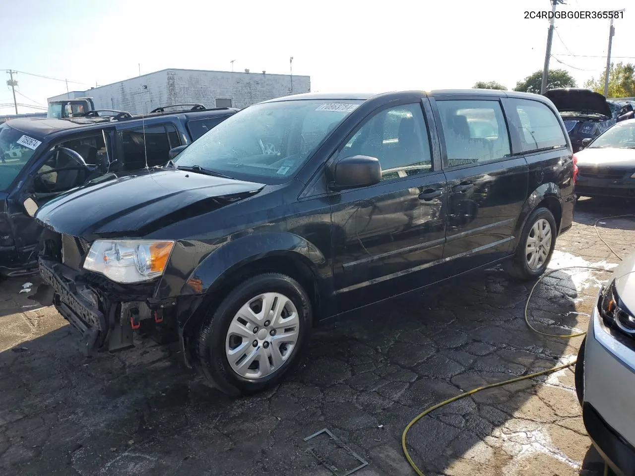 2014 Dodge Grand Caravan Se VIN: 2C4RDGBG0ER365581 Lot: 70863784