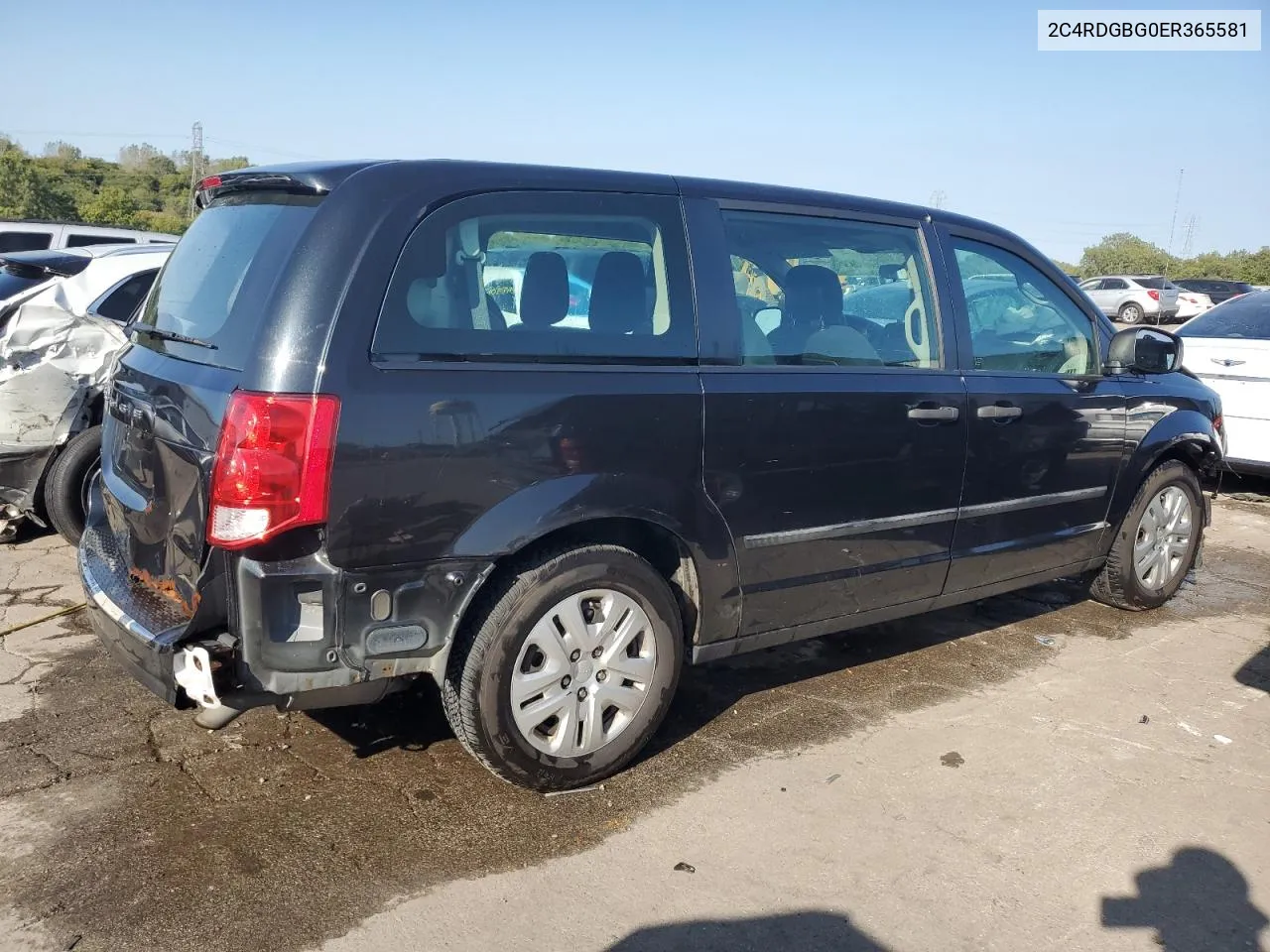 2014 Dodge Grand Caravan Se VIN: 2C4RDGBG0ER365581 Lot: 70863784