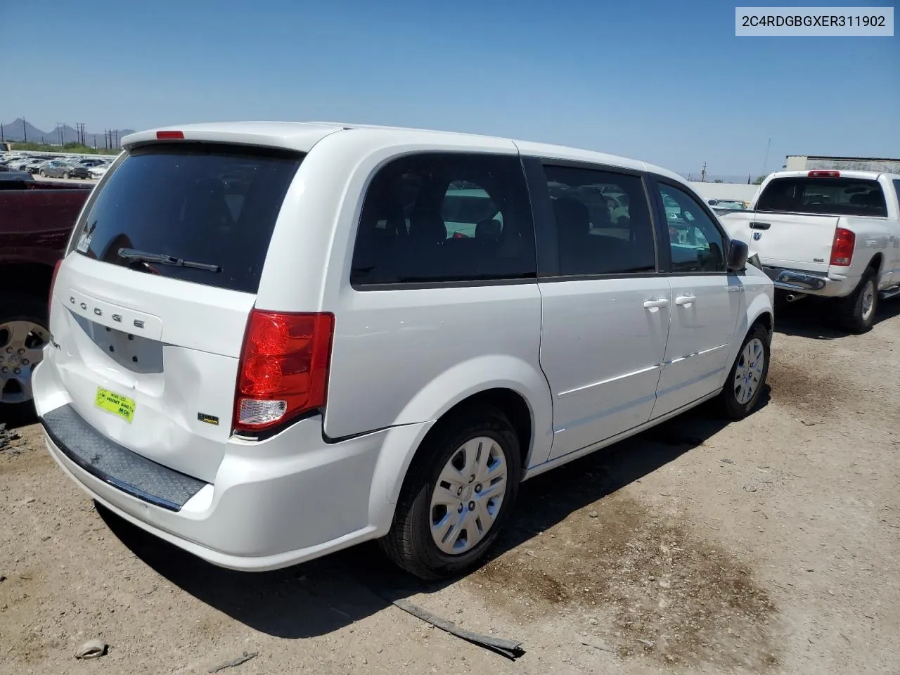 2014 Dodge Grand Caravan Se VIN: 2C4RDGBGXER311902 Lot: 70867884