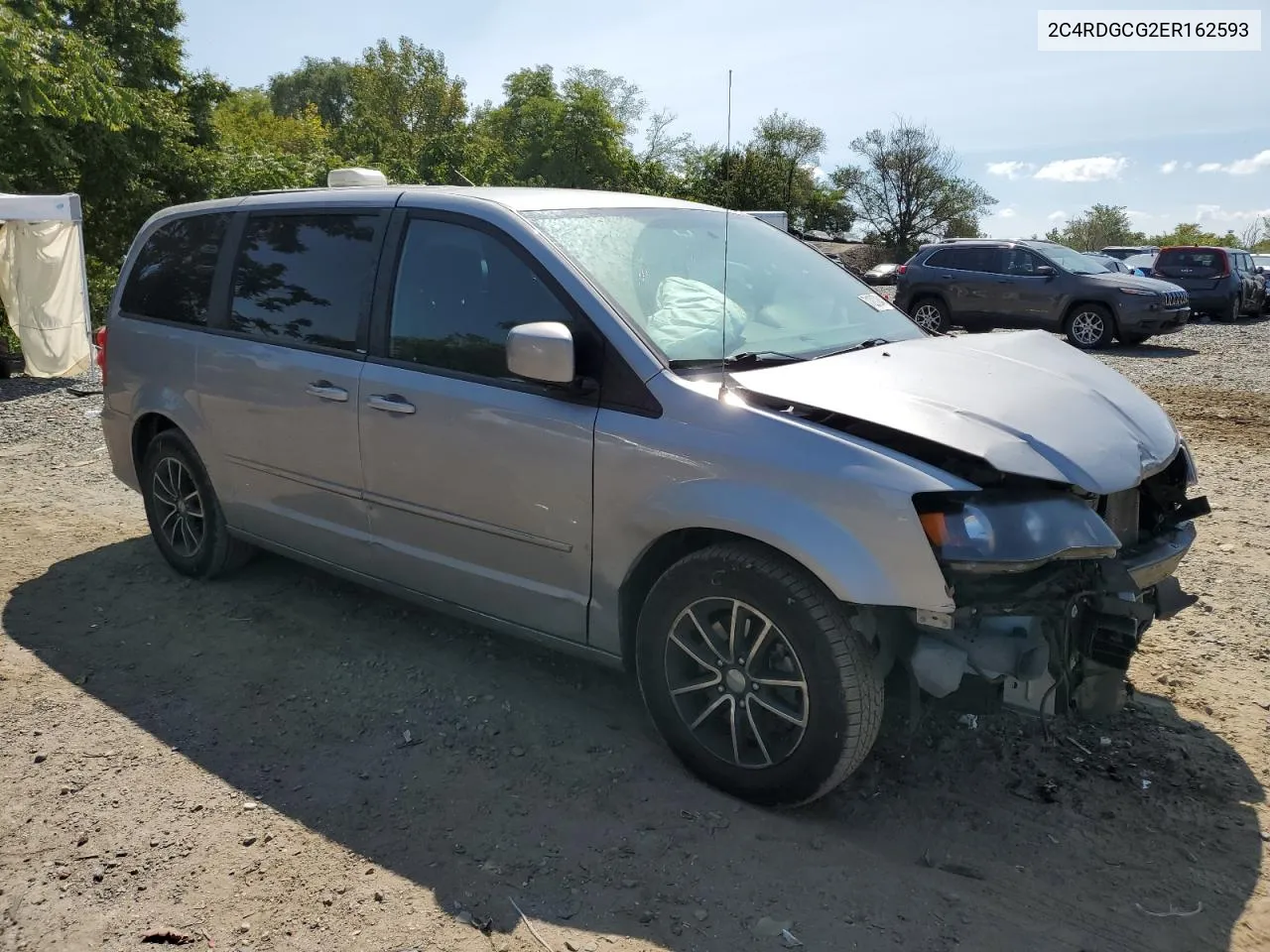 2C4RDGCG2ER162593 2014 Dodge Grand Caravan Sxt