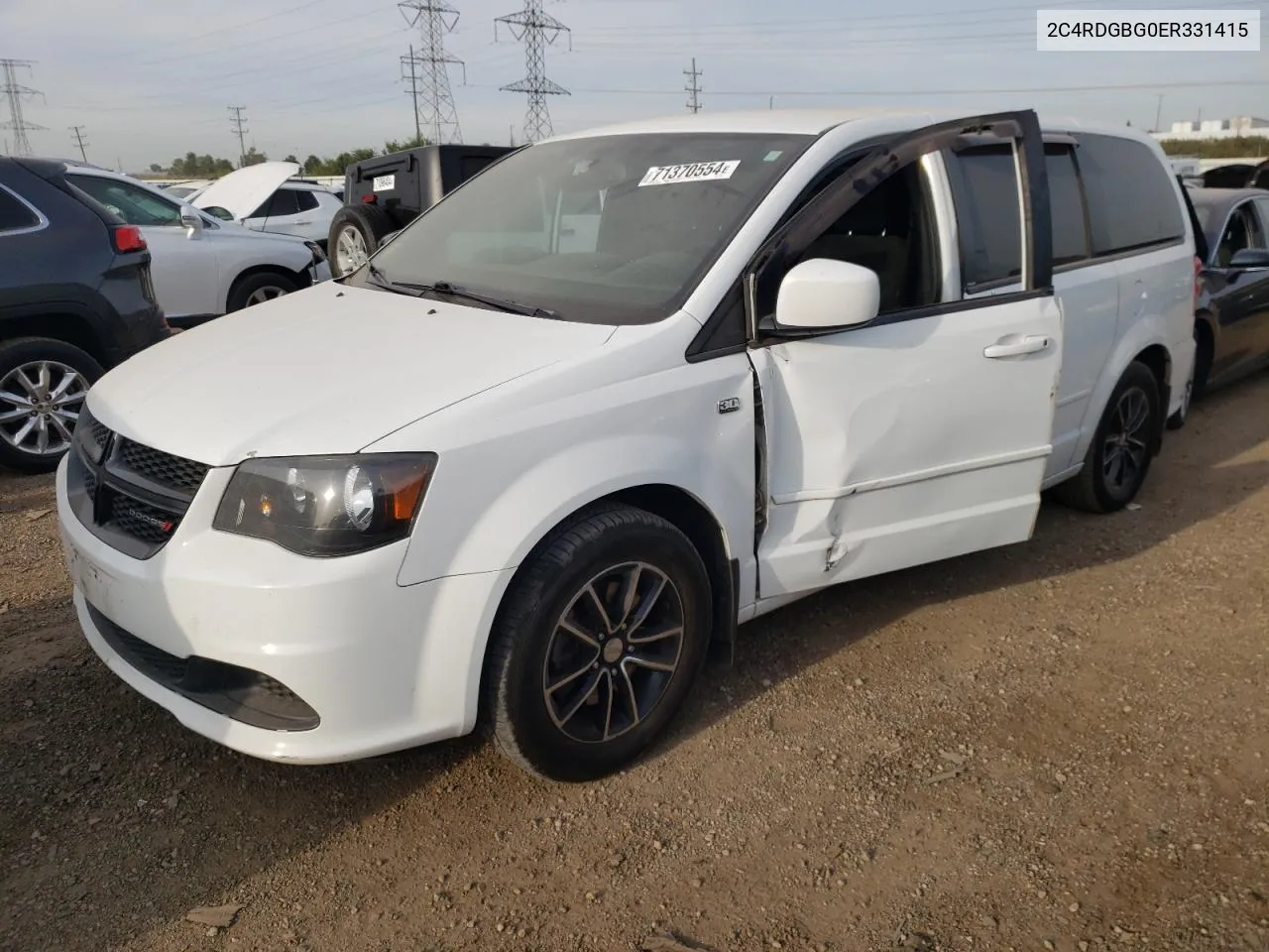 2C4RDGBG0ER331415 2014 Dodge Grand Caravan Se