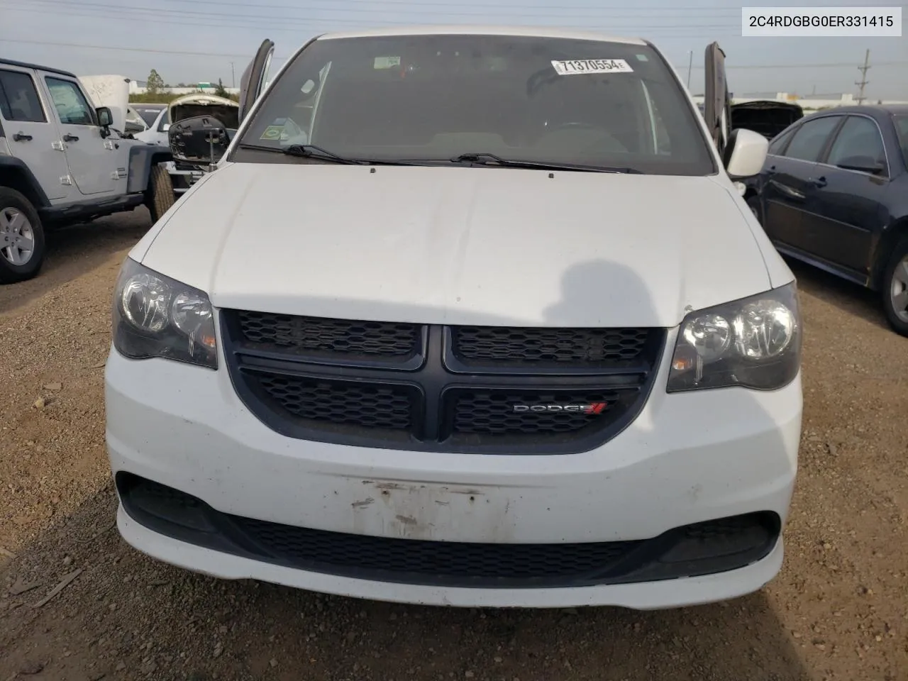 2014 Dodge Grand Caravan Se VIN: 2C4RDGBG0ER331415 Lot: 71370554